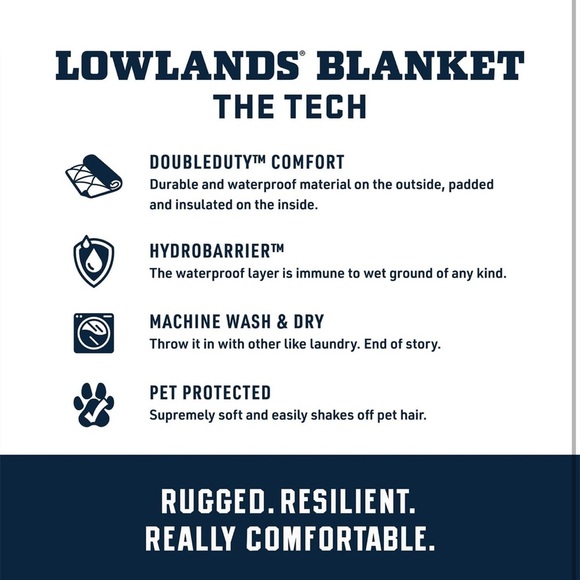 YETI Lowlands Blanket, Multi-Use Blanket with Travel Bag purple brand New - Picture 7 of 7